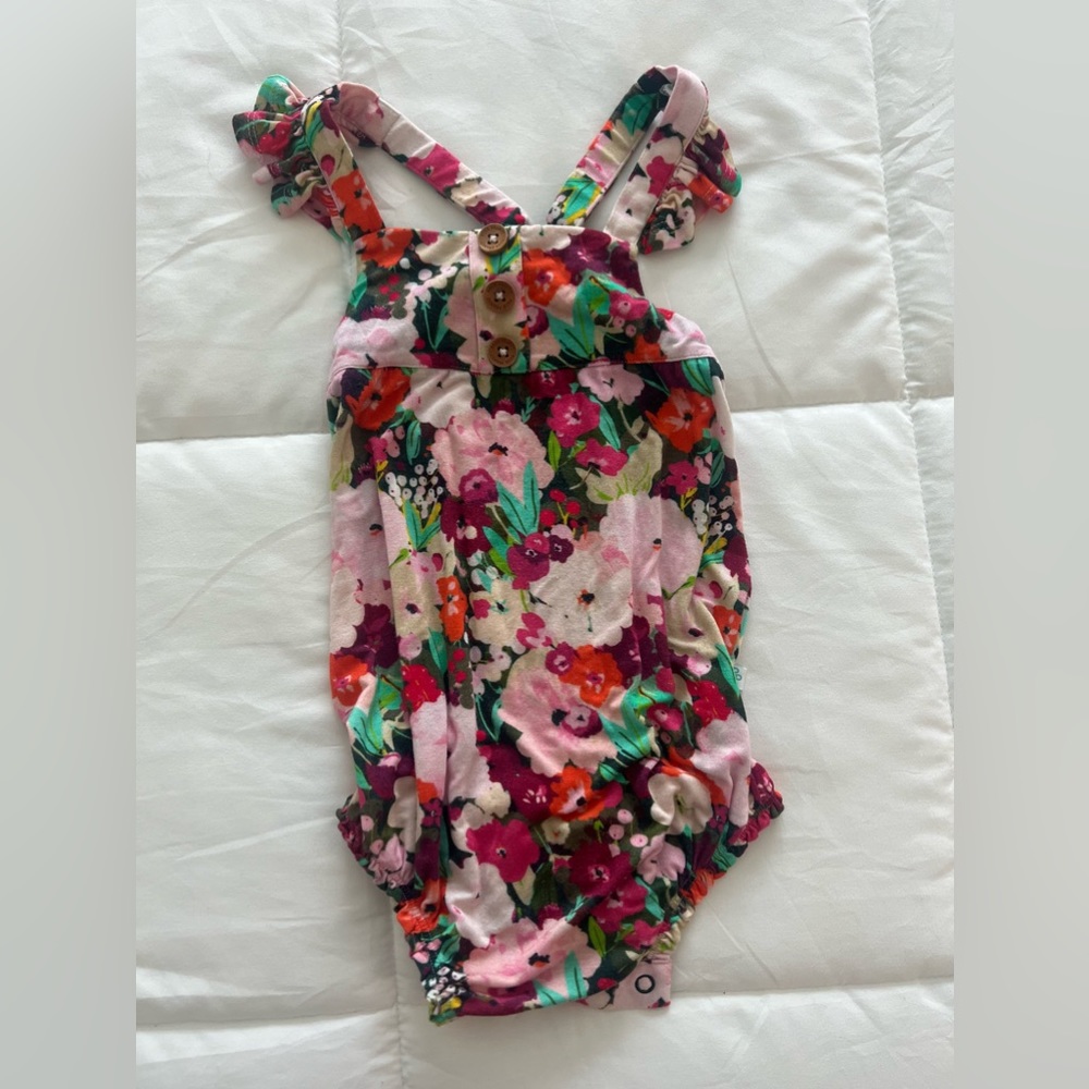 Posh Peanut Bamboo Bubble Romper 2T
